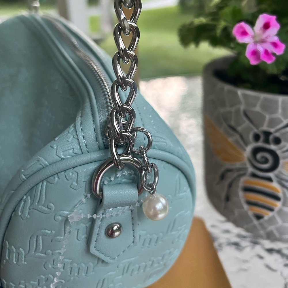 NWT- Juicy Couture Teal  Shoulder Bag - Picture 5 of 6